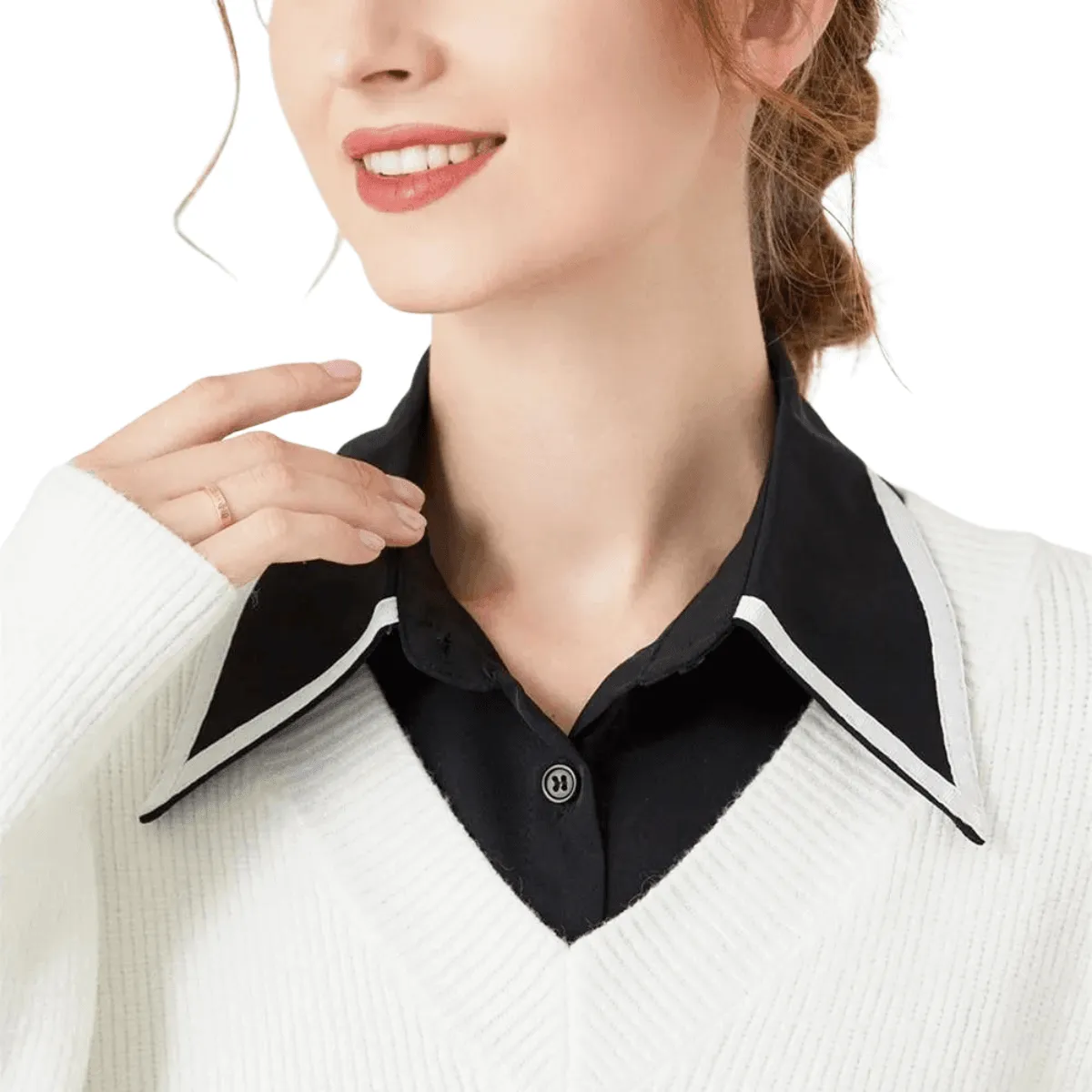 1pc Fake Collar - Detachable Shirt Collar For Women In 53 Styles!