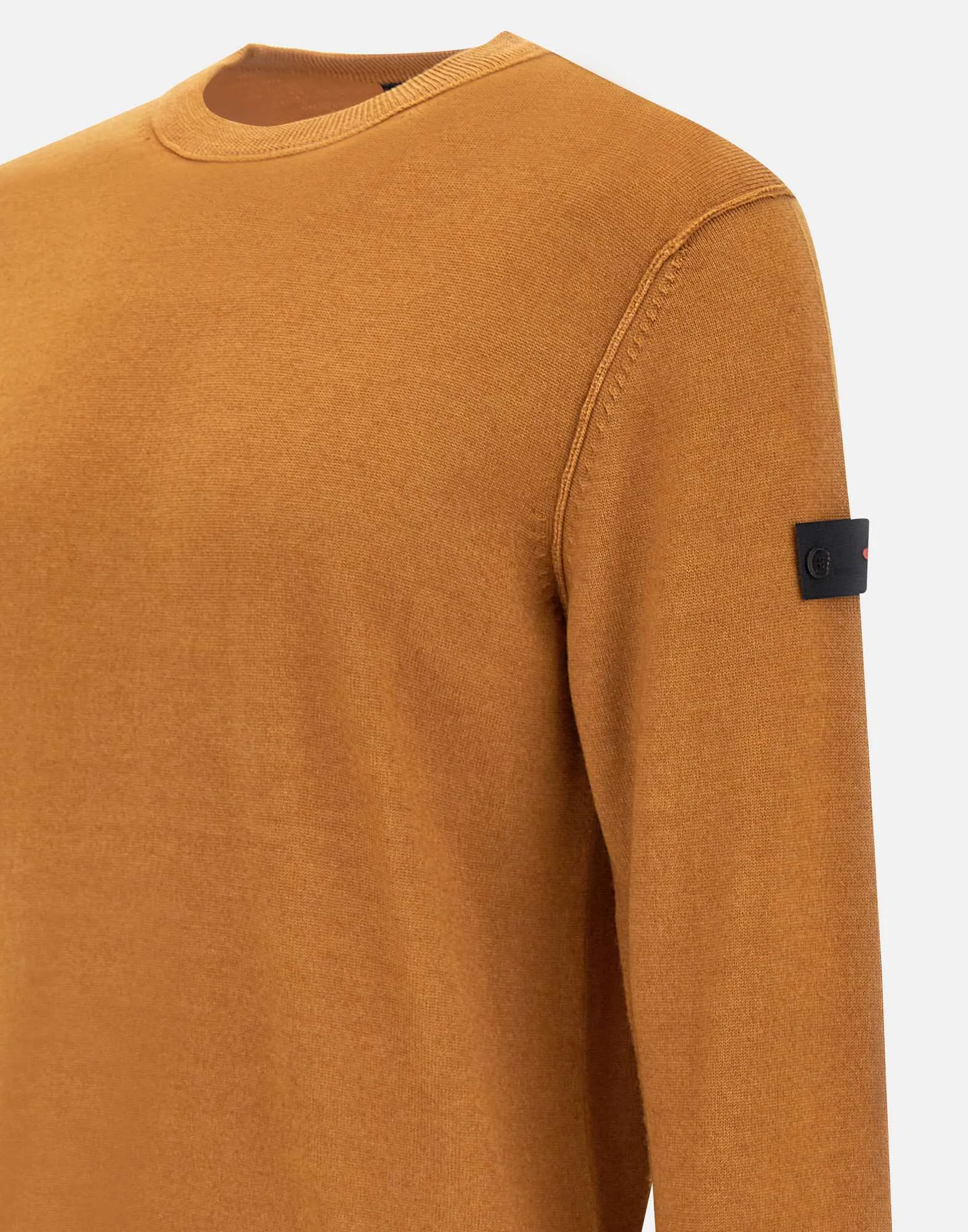 Badra Men's Wool Sweater in Tabasco