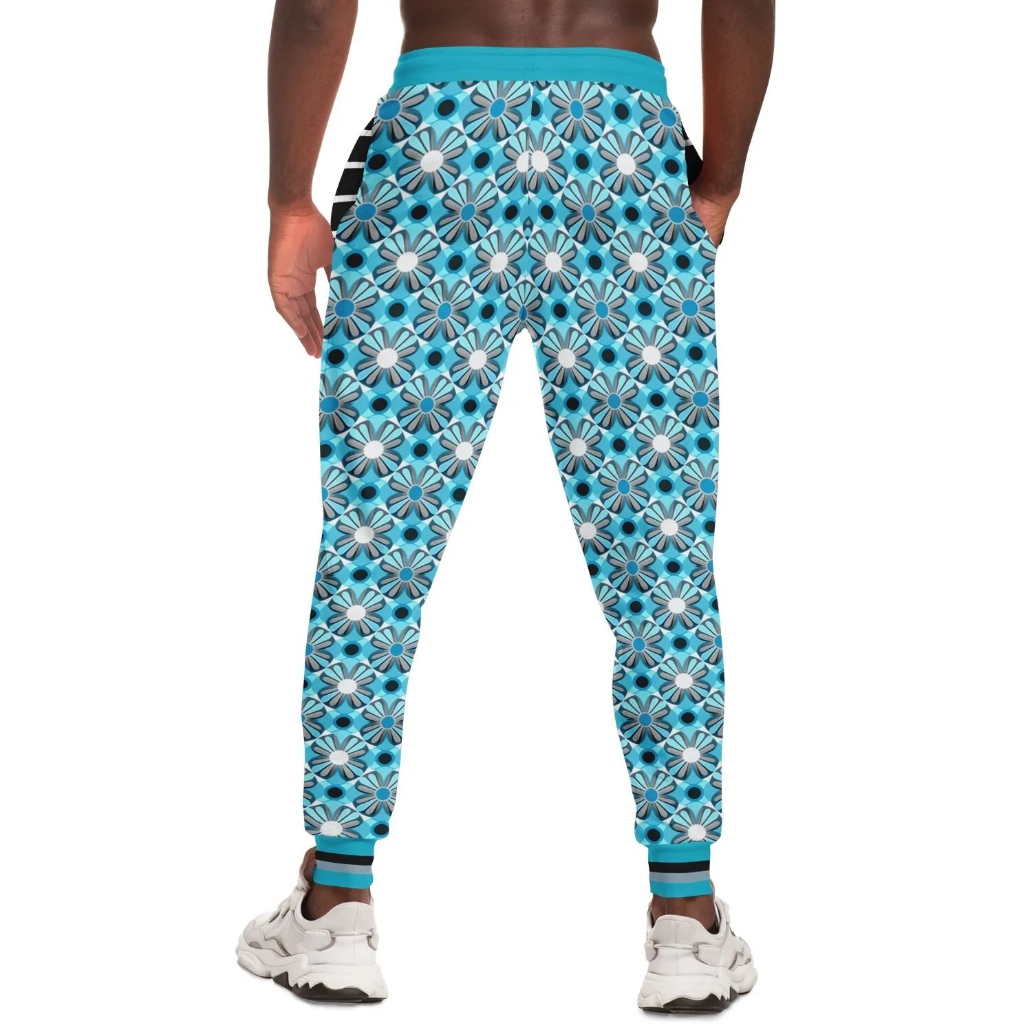 Blue Daisy Hippie Brigade Eco-Poly Unisex Joggers