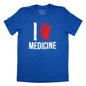 Blue I Heart Medicine Tee - FINAL SALE