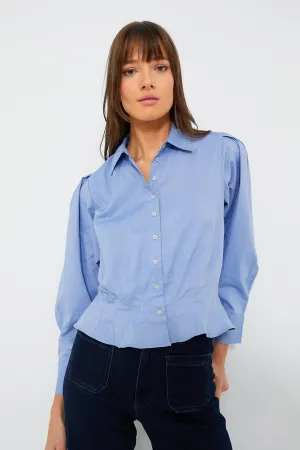 Blue Oxford The Honor Top