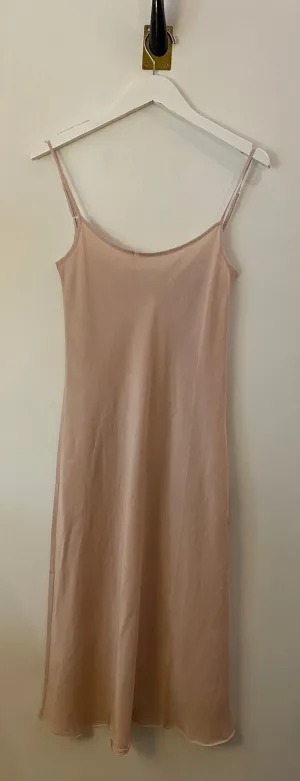 Brazeau Tricot Classic Slip Dress Soft Pink