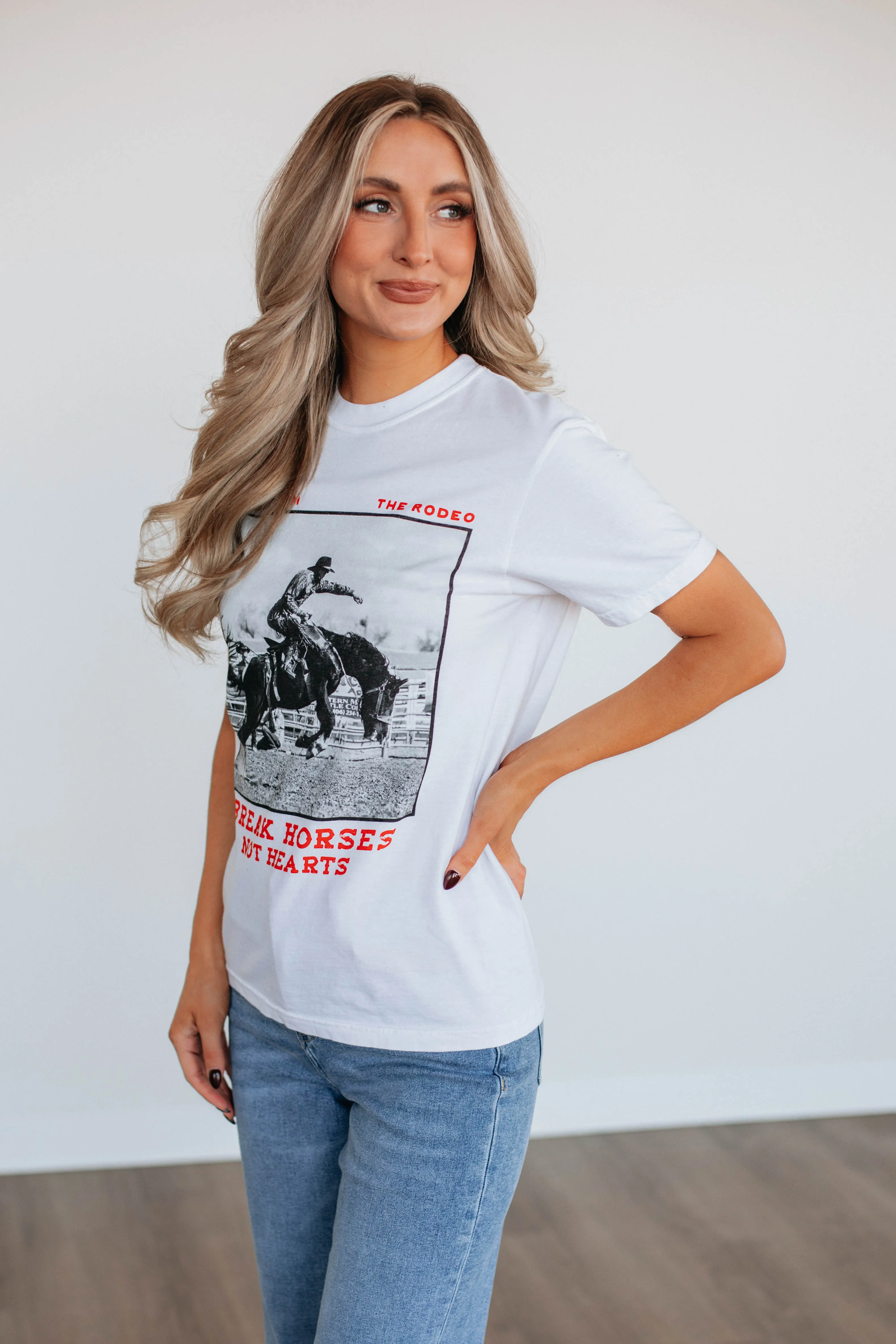 Break Horses Not Hearts Graphic Tee