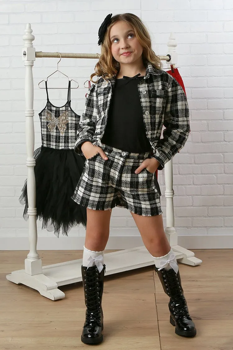 COCO JACKET, LONG SLEEVE TOP, AND SHORTS SET