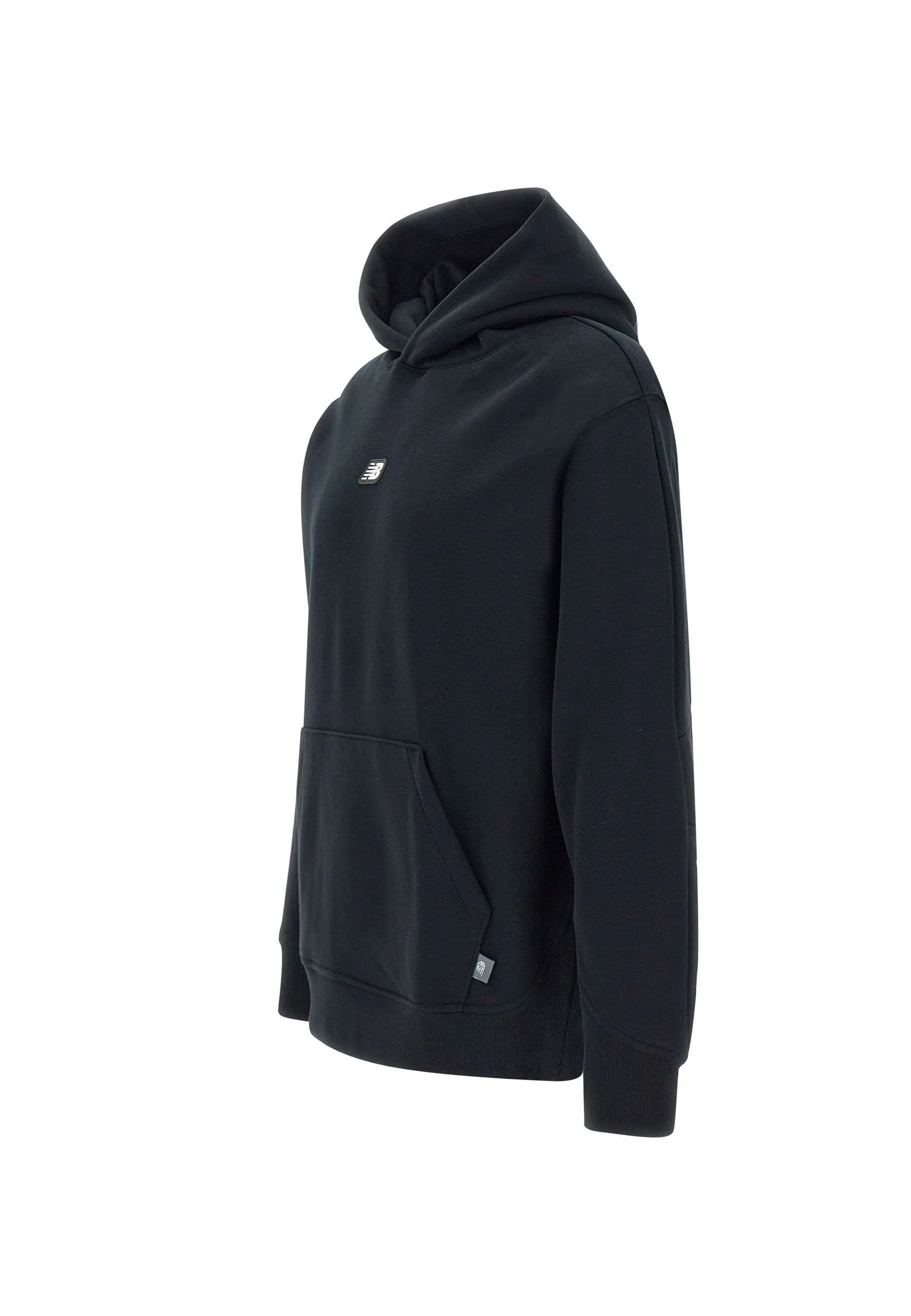 Cotton Black Hoodie with Kangaroo Pocket