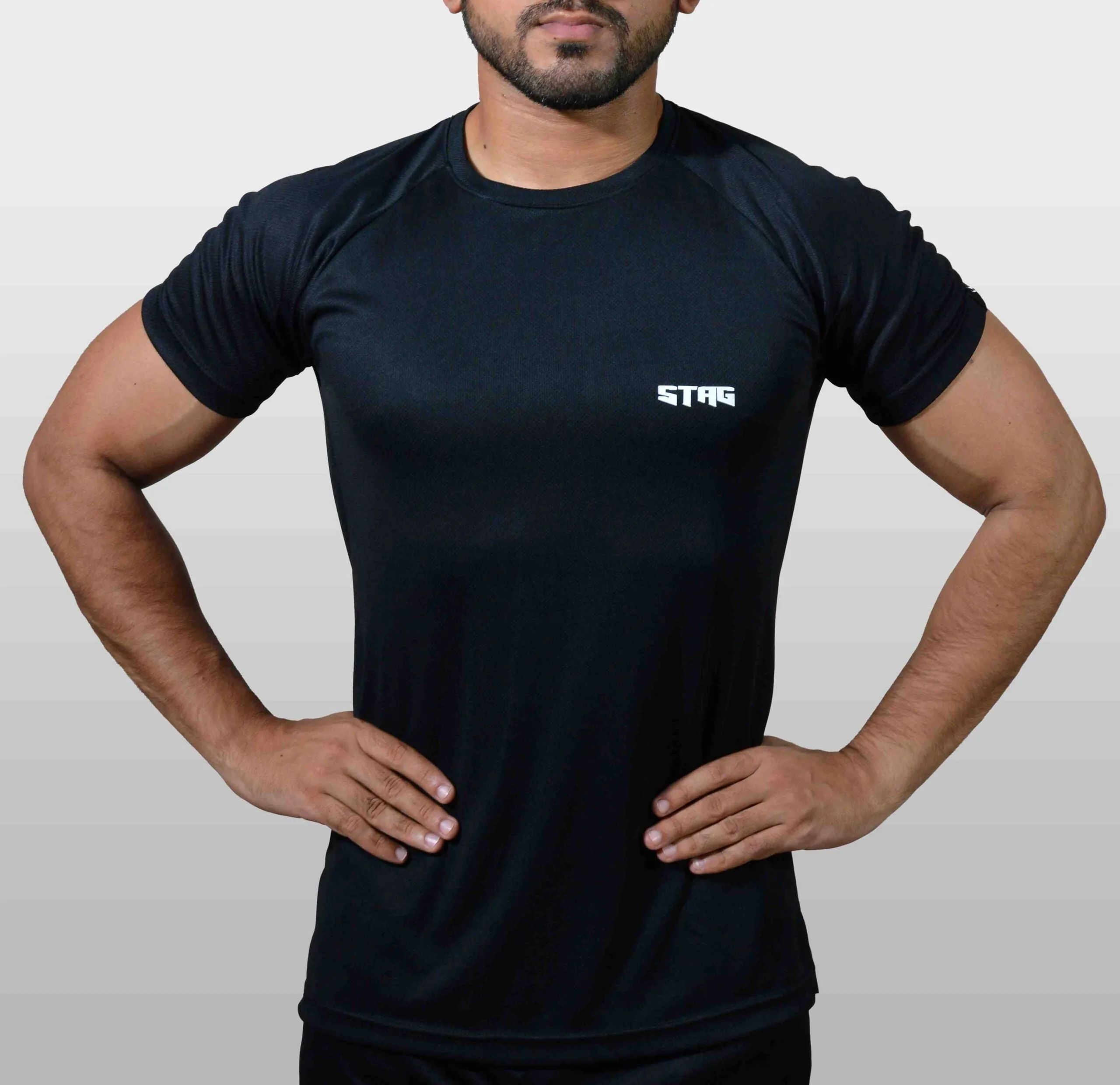 Dri-Fit Apex Raglan Tee 1.0 (Black)