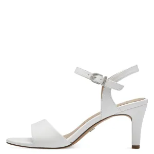 Elegant White Occasionwear Sandals by Tamaris - Adjustable Strap