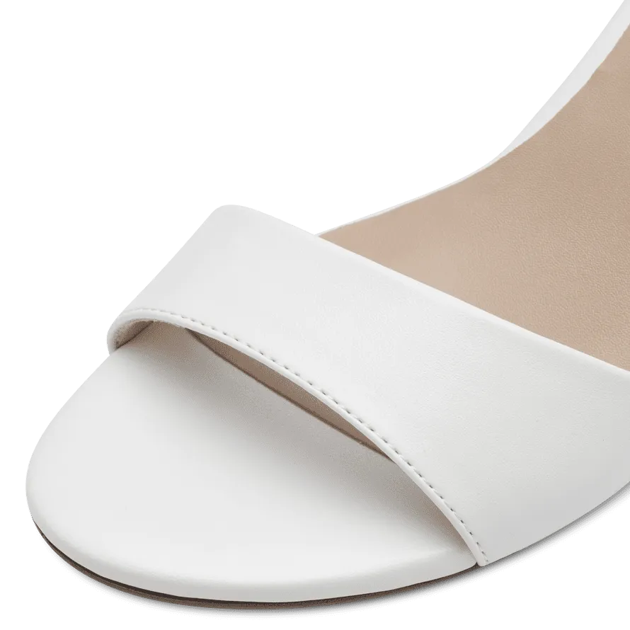 Elegant White Occasionwear Sandals by Tamaris - Adjustable Strap