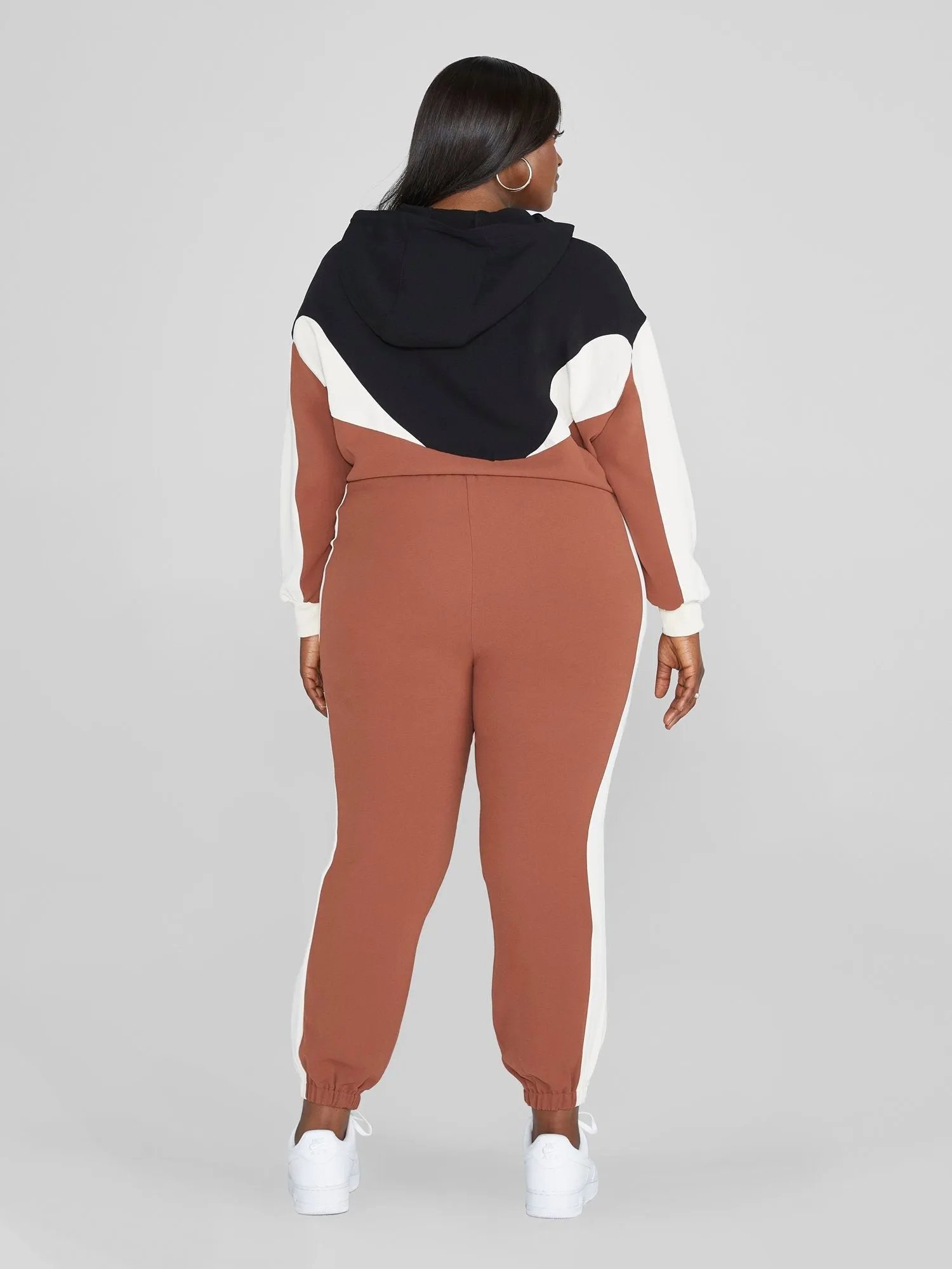 Fashion To Figure - Audrina Colorblock Jogger Pants