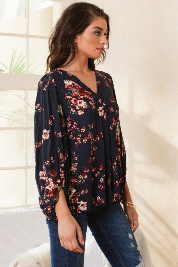 Find Your Way Floral Blouse