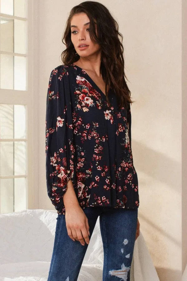 Find Your Way Floral Blouse