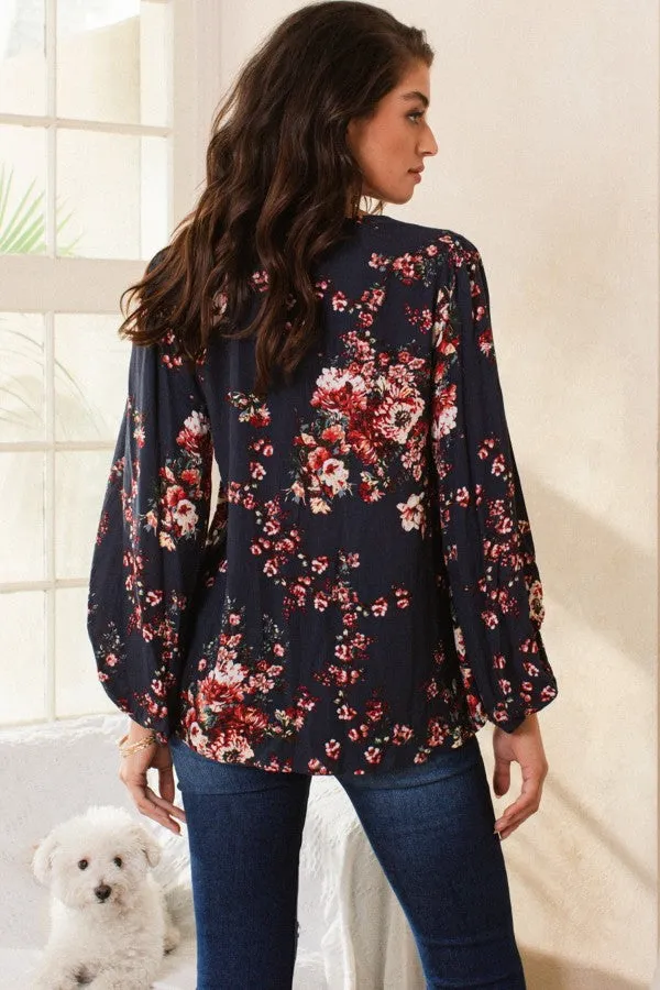 Find Your Way Floral Blouse