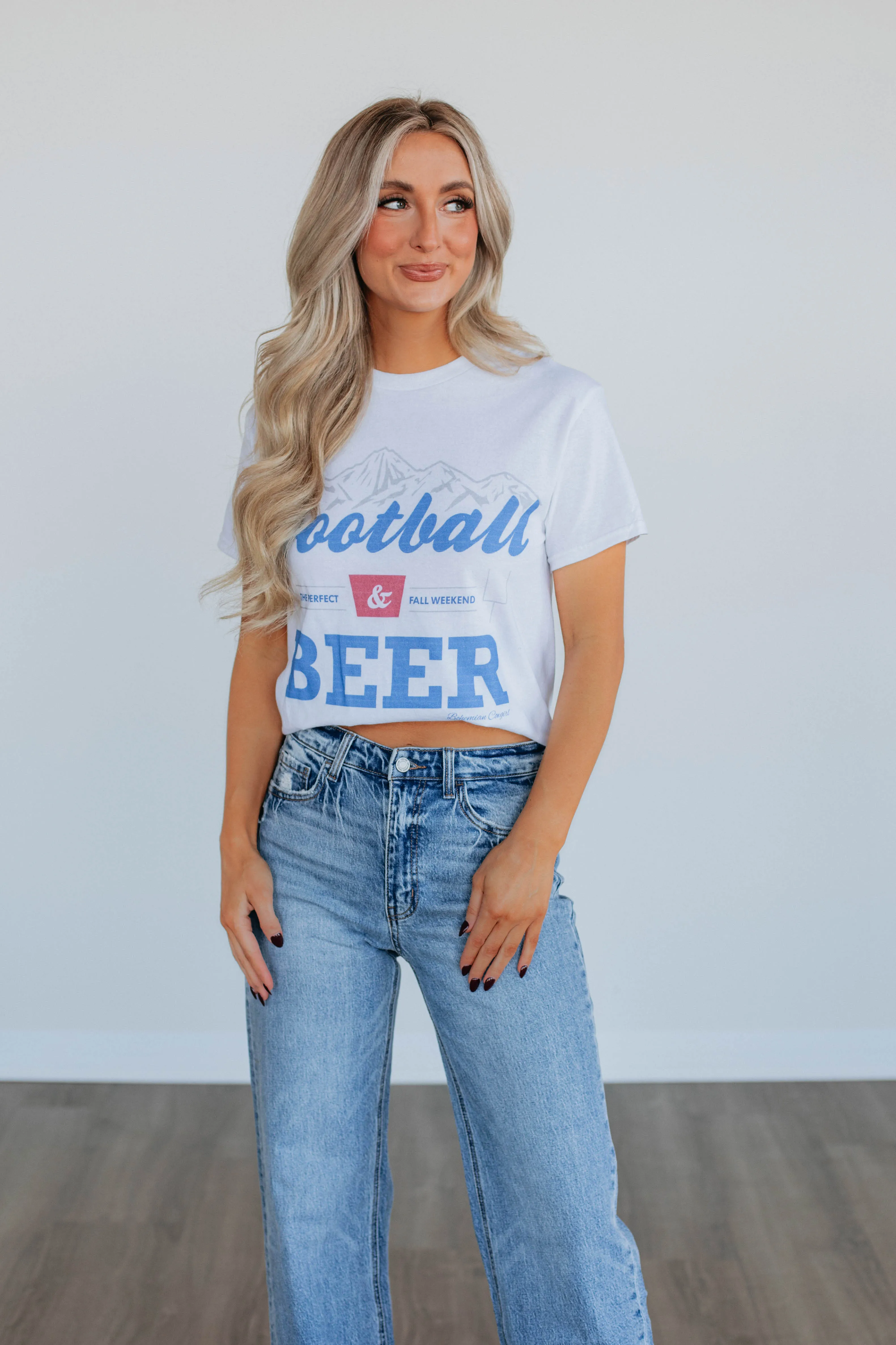 Football & Beer Graphic Tee