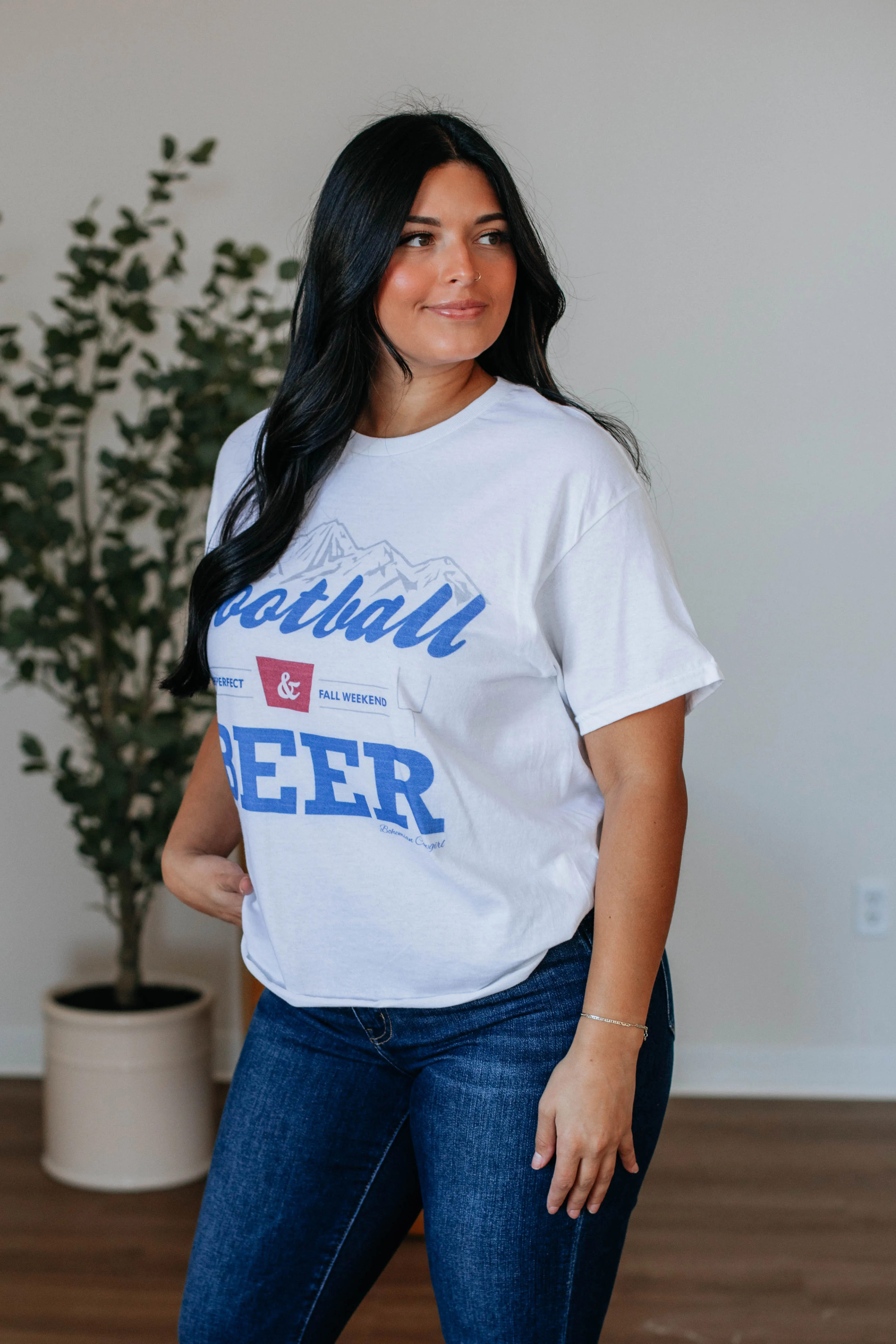 Football & Beer Graphic Tee