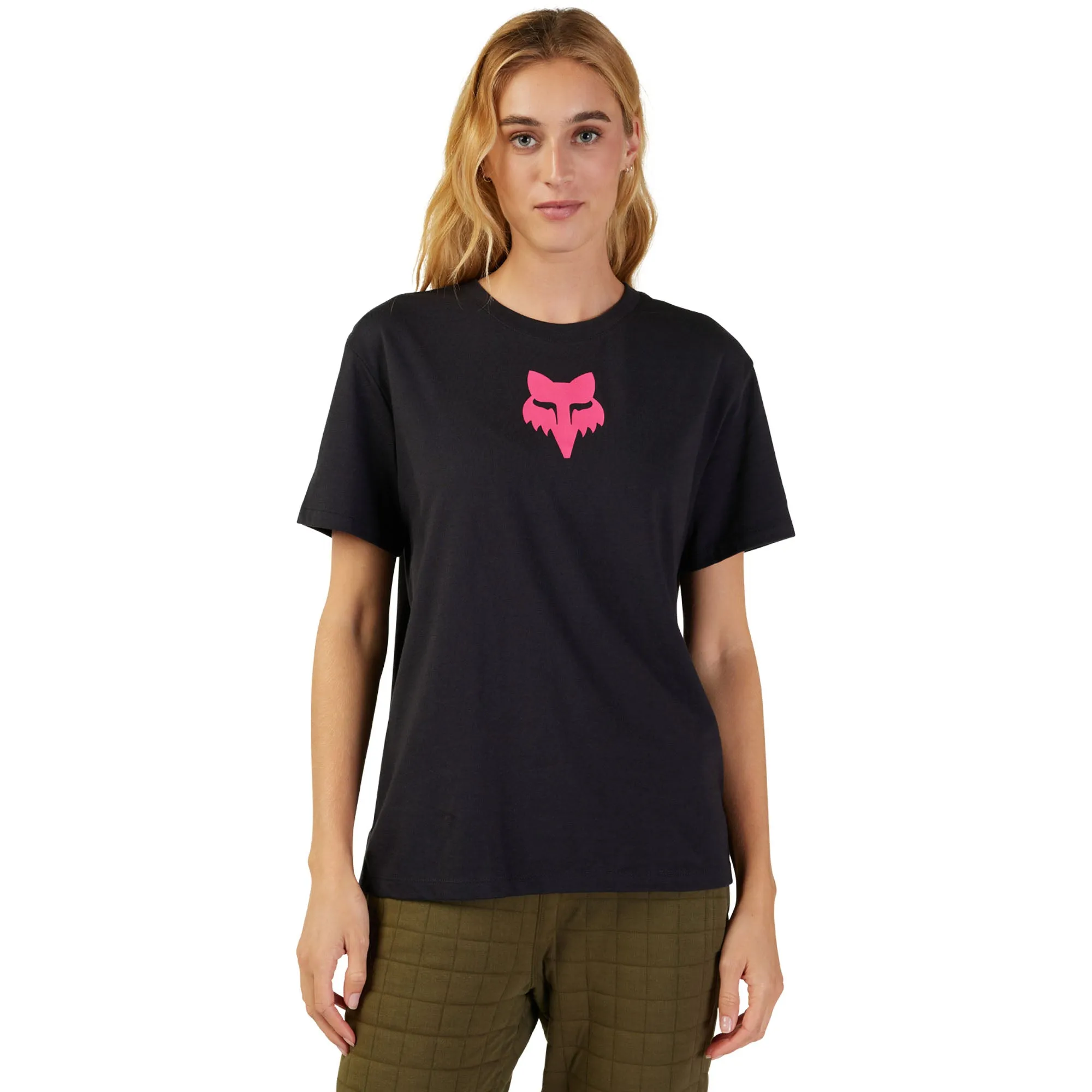 Fox Racing Fox Head SS Tee T-Shirt Black/Pink