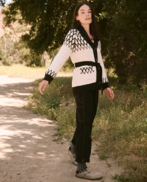 Geo Fair Isle Riding Cardigan