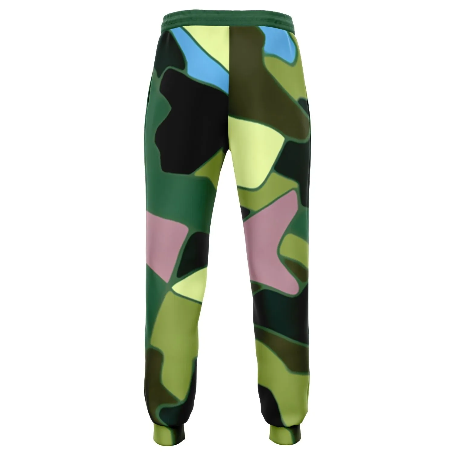 Green Purpalicious Eco-Poly Camo Unisex Joggers