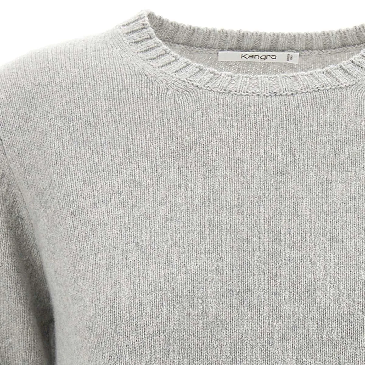 Grey Wool and Cashmere Sweater for Women