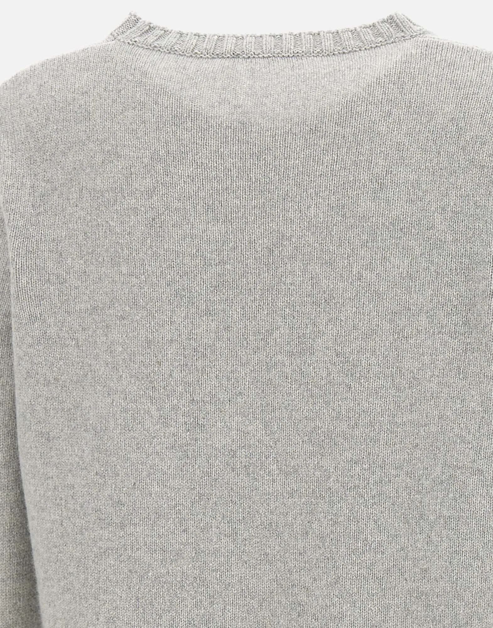 Grey Wool and Cashmere Sweater for Women