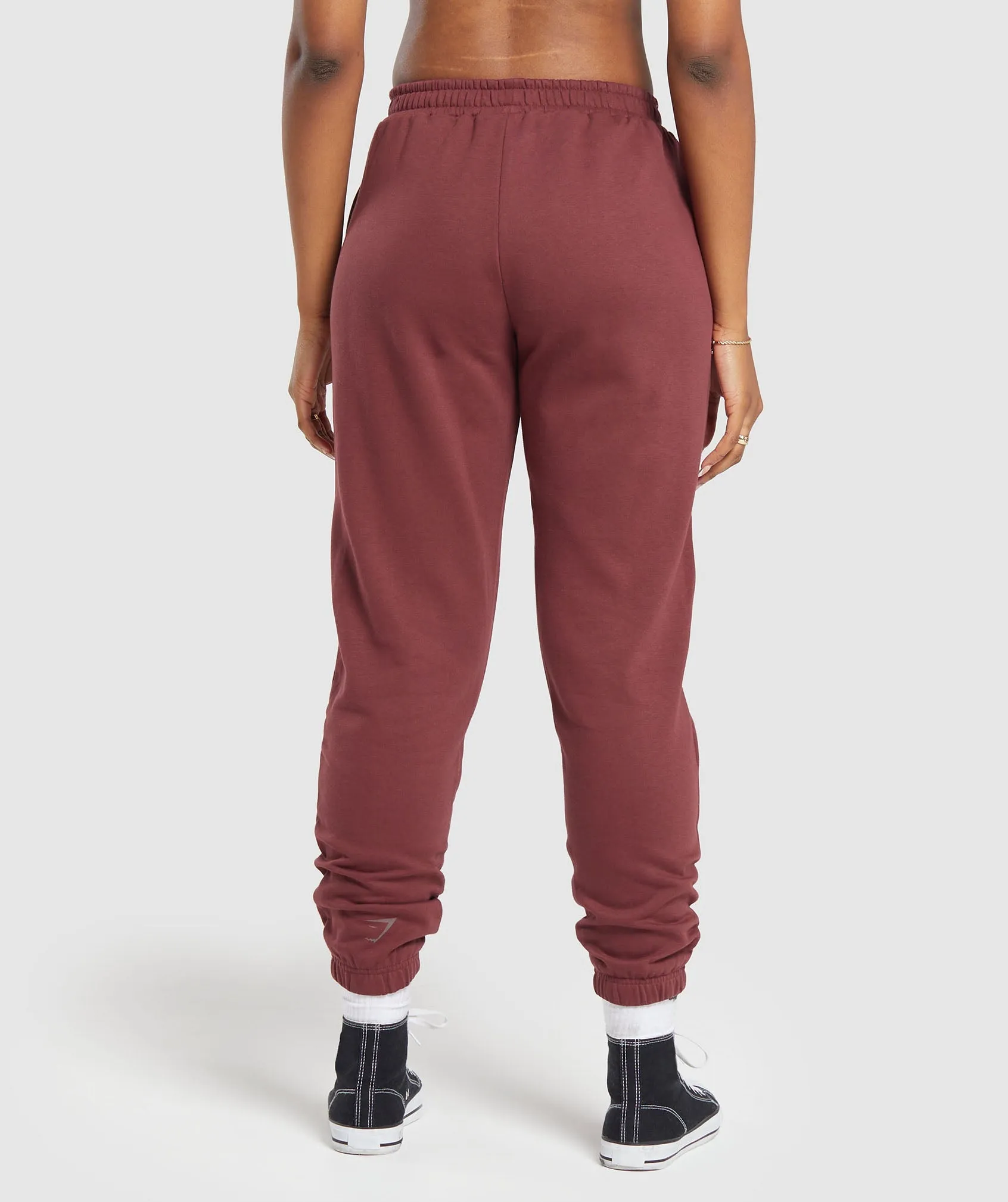 Gymshark Built Graphic Joggers - Washed Burgundy