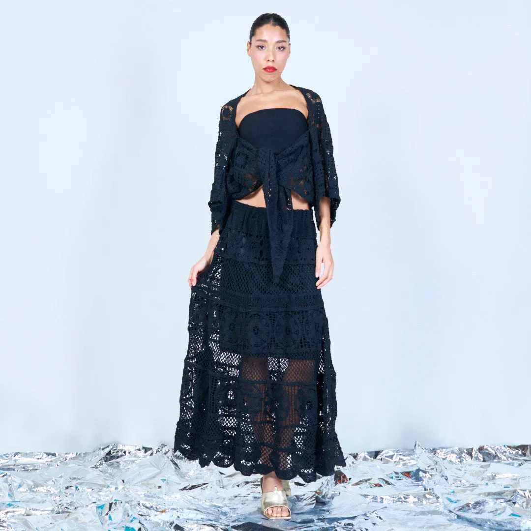 Handcrafted crochet maxi skirt wholesale