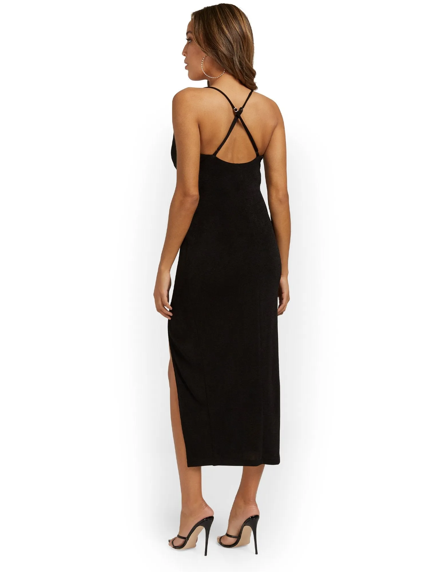 Lena Cowl-Neck Midi Dress - Brands We Love