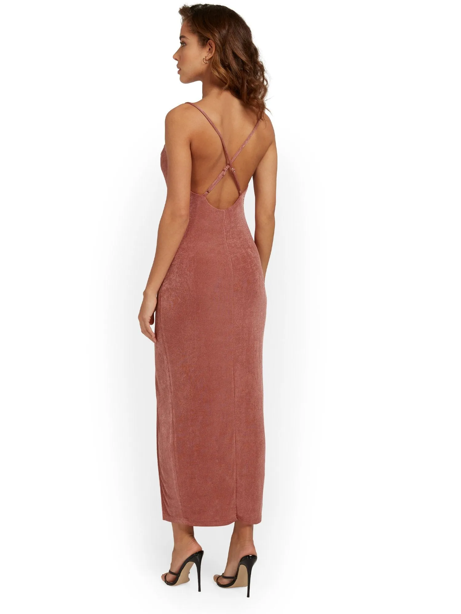 Lena Cowl-Neck Midi Dress - Brands We Love