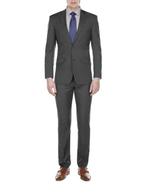 Mens Slim Modern Suit Grey