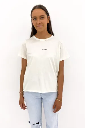 Minimal Thrills Relaxed Tee Heritage White