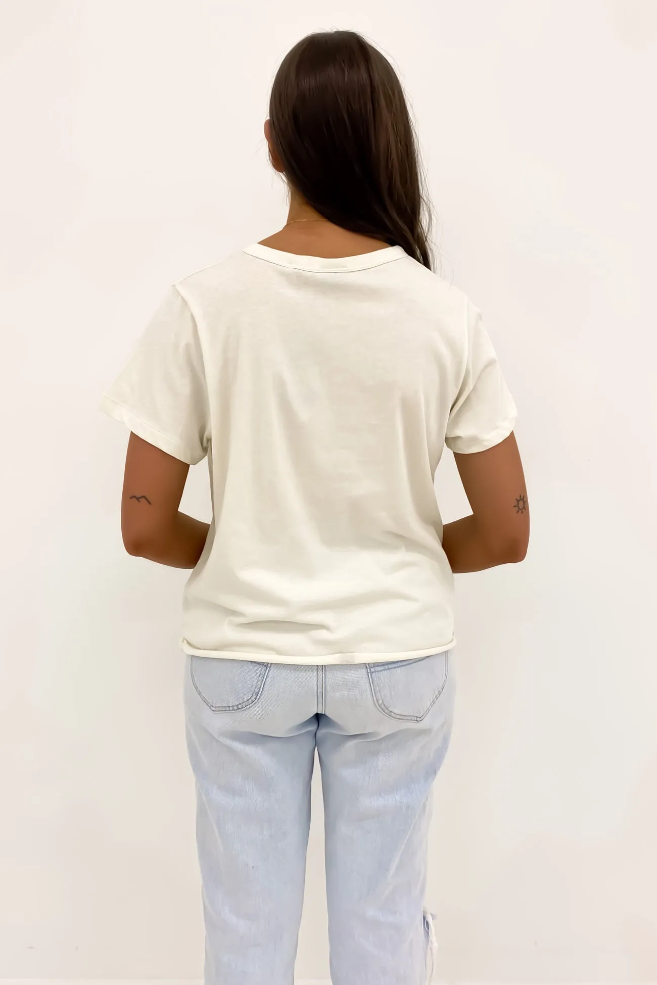 Minimal Thrills Relaxed Tee Heritage White