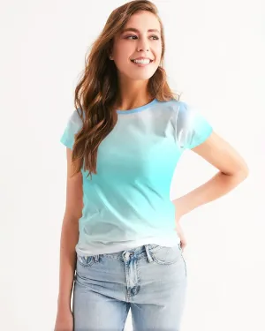 Ocean Blue Ombre Tee Women's Tee