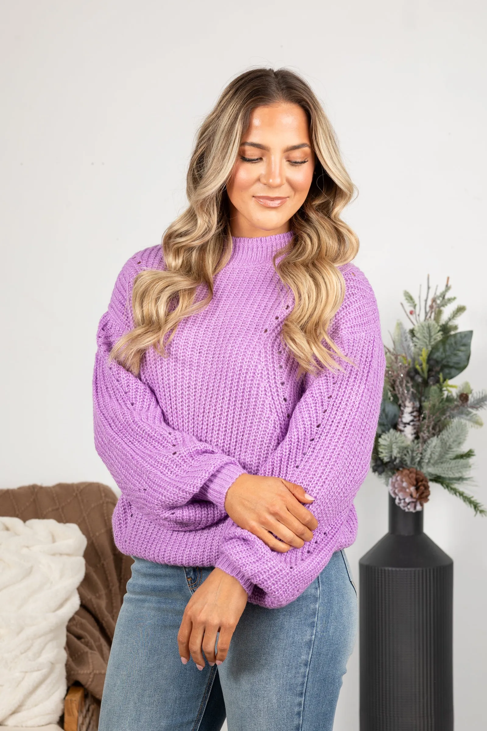 Orchid Soft Knit Sweater