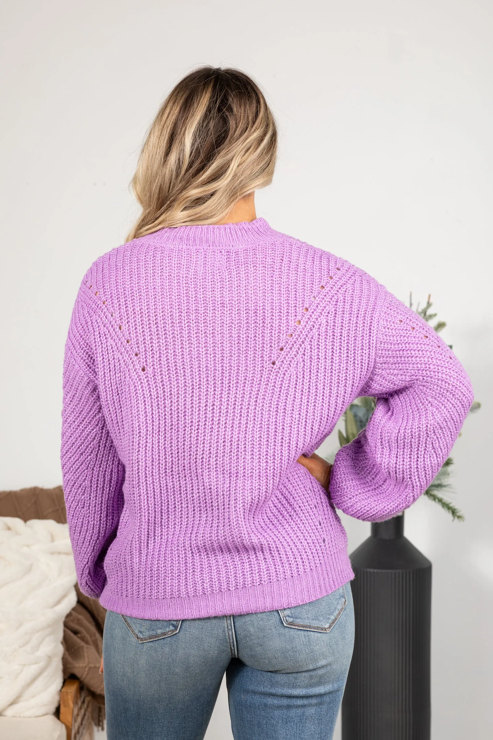 Orchid Soft Knit Sweater