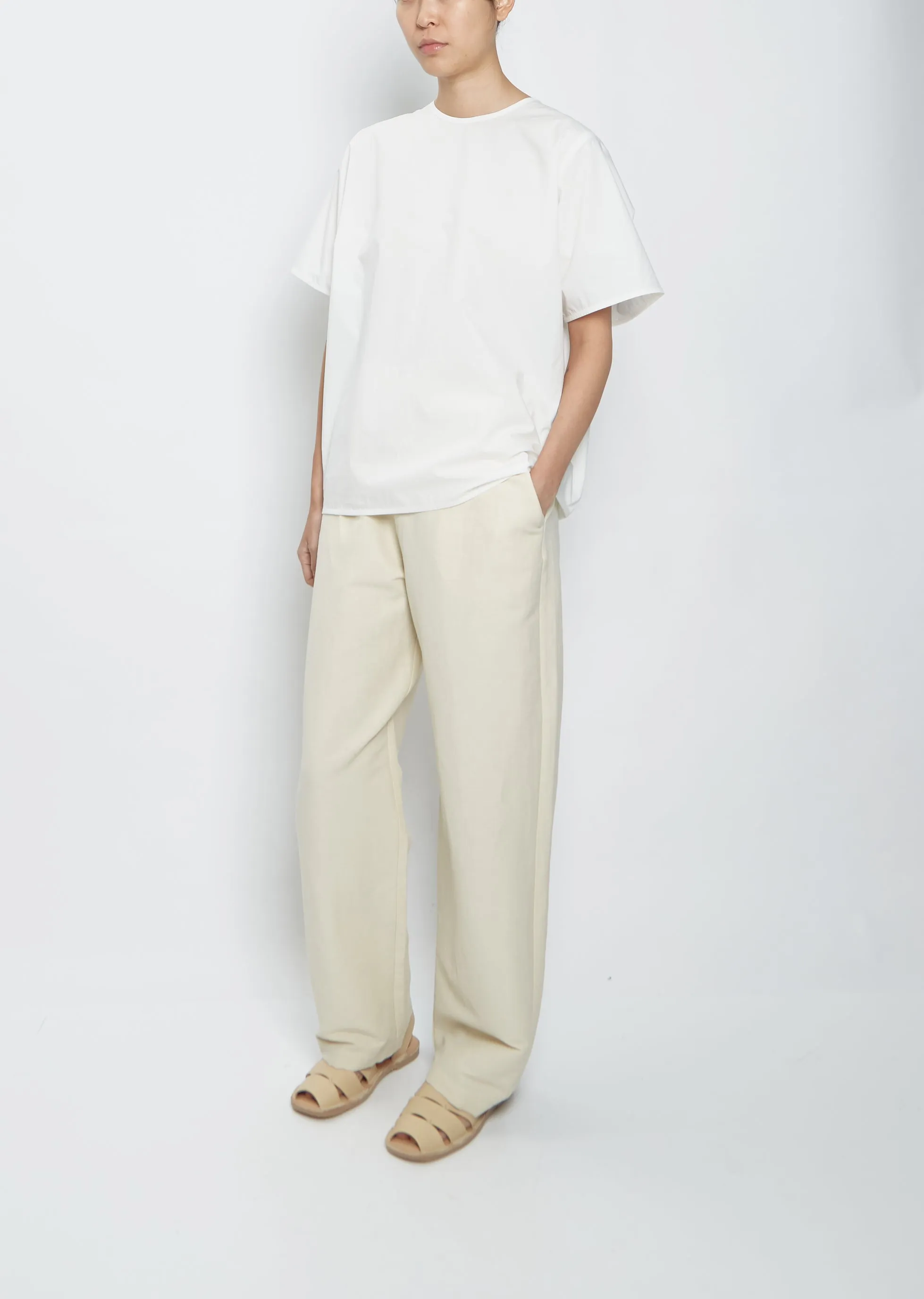 Oversized Poplin Tee