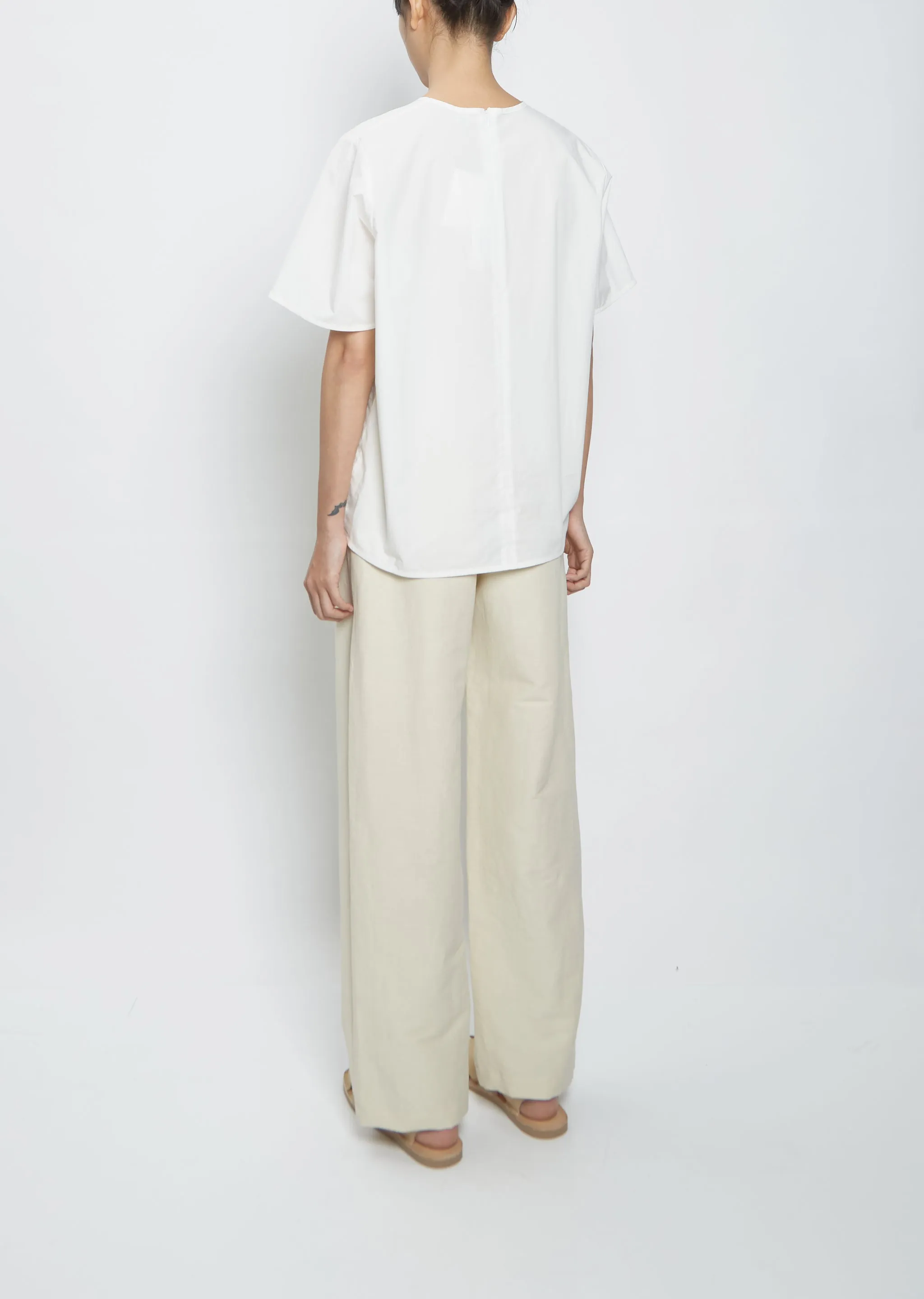 Oversized Poplin Tee