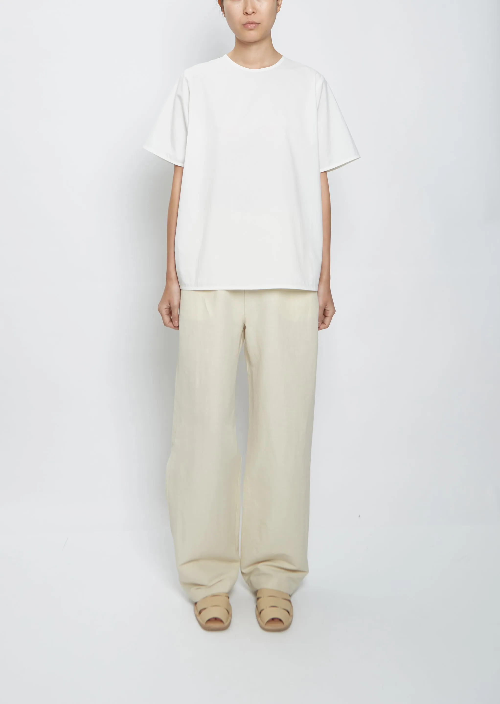 Oversized Poplin Tee