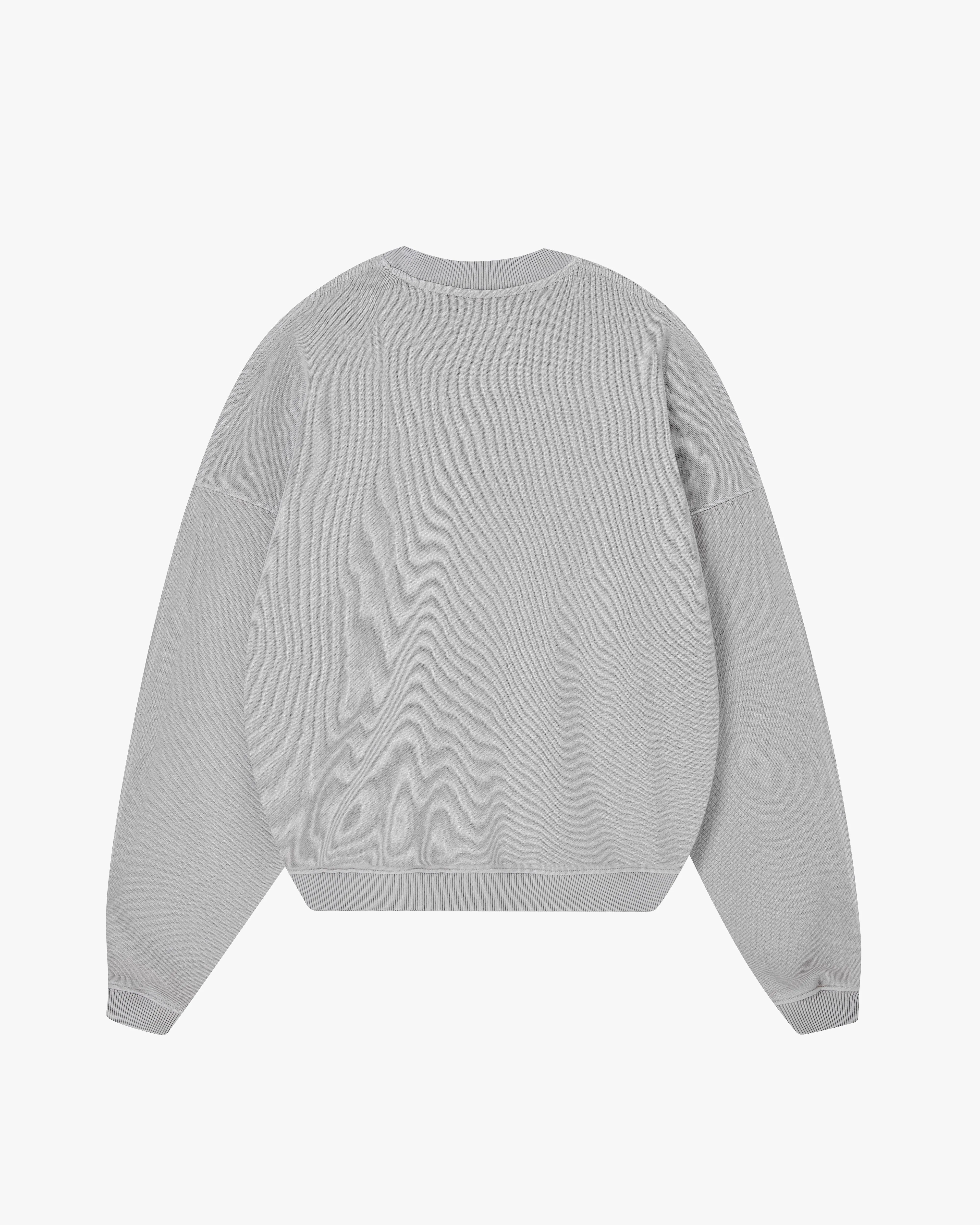 PERFECT BOXY CREWNECK GREY