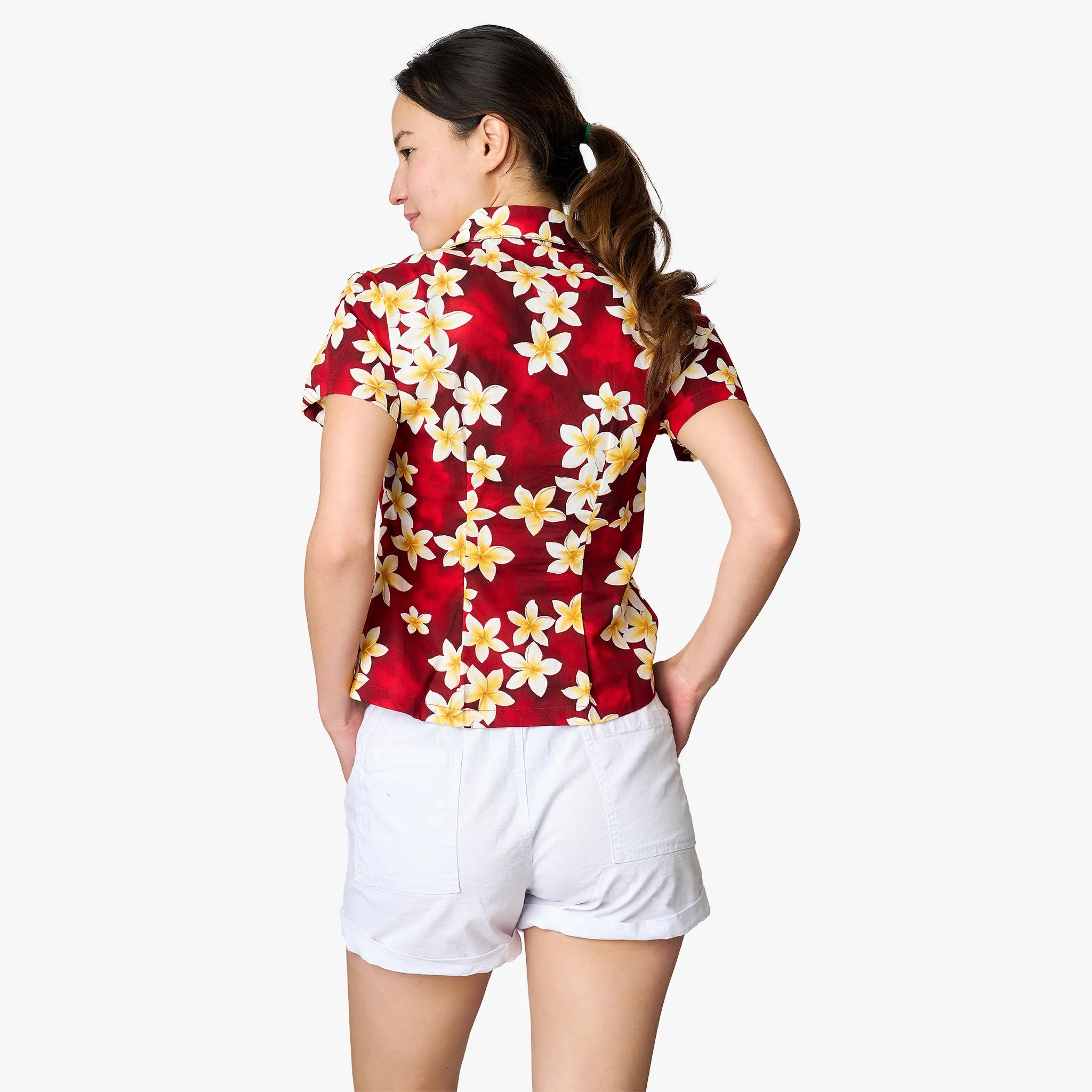 Plumeria Camp Blouse