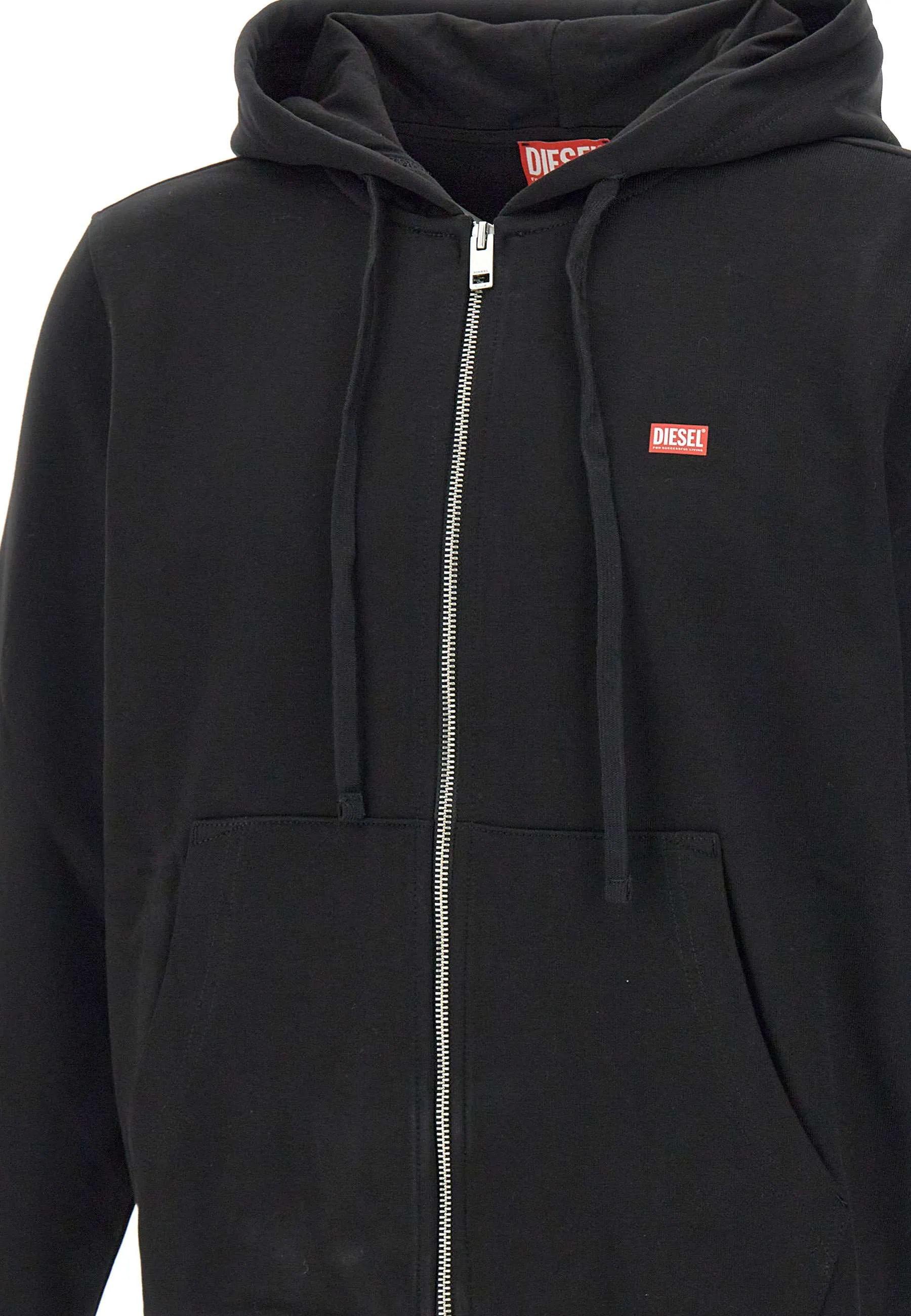 S-Ginn Black Hooded Sweater