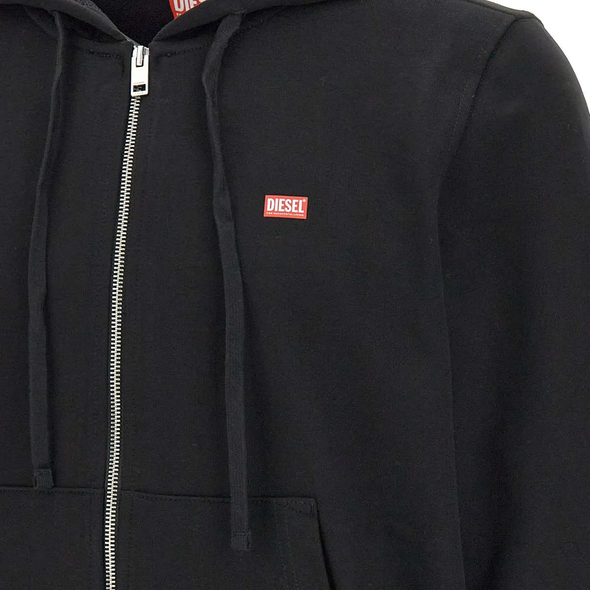 S-Ginn Black Hooded Sweater