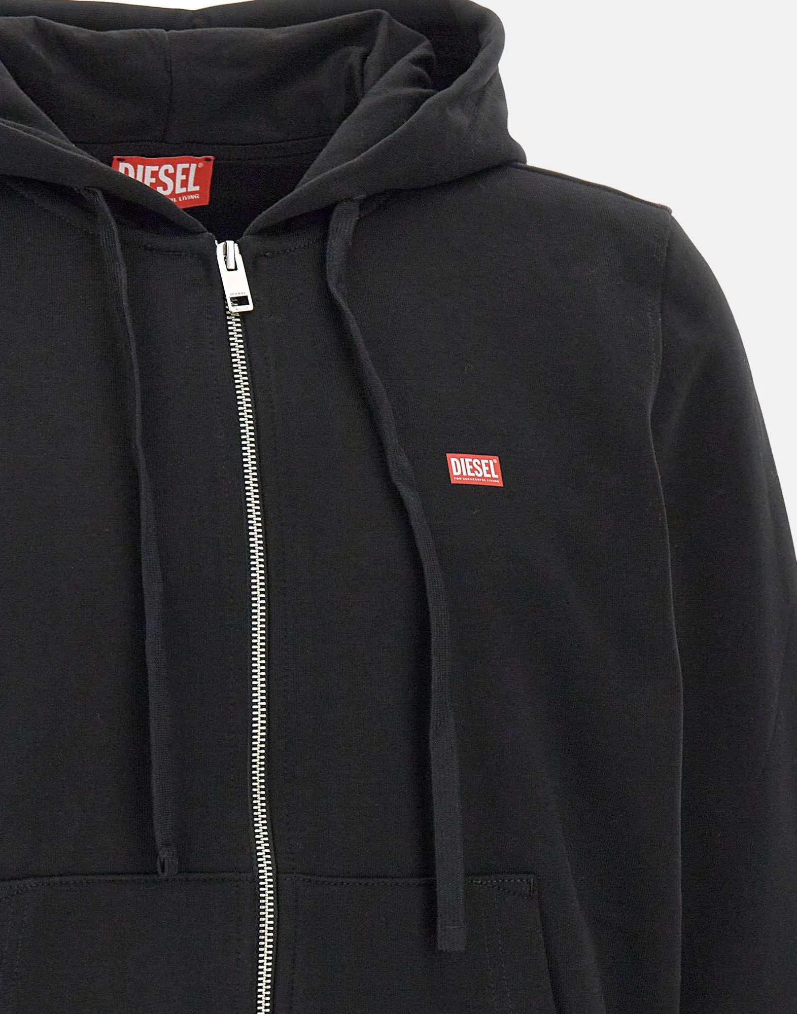 S-Ginn Black Hooded Sweater