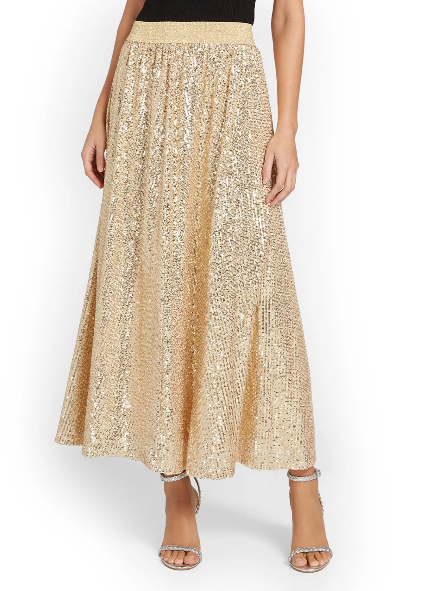 See And Be Seen Sequin Maxi Skirt - Brands We Love