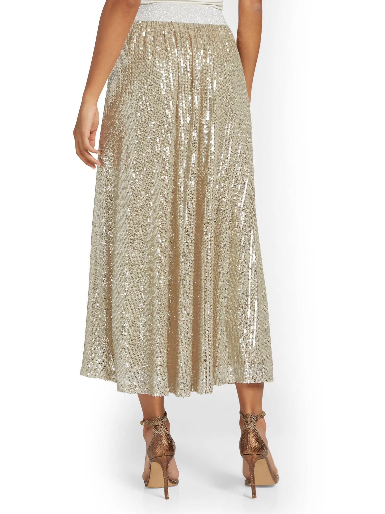 See And Be Seen Sequin Maxi Skirt - Brands We Love