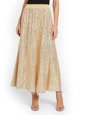 See And Be Seen Sequin Maxi Skirt - Brands We Love