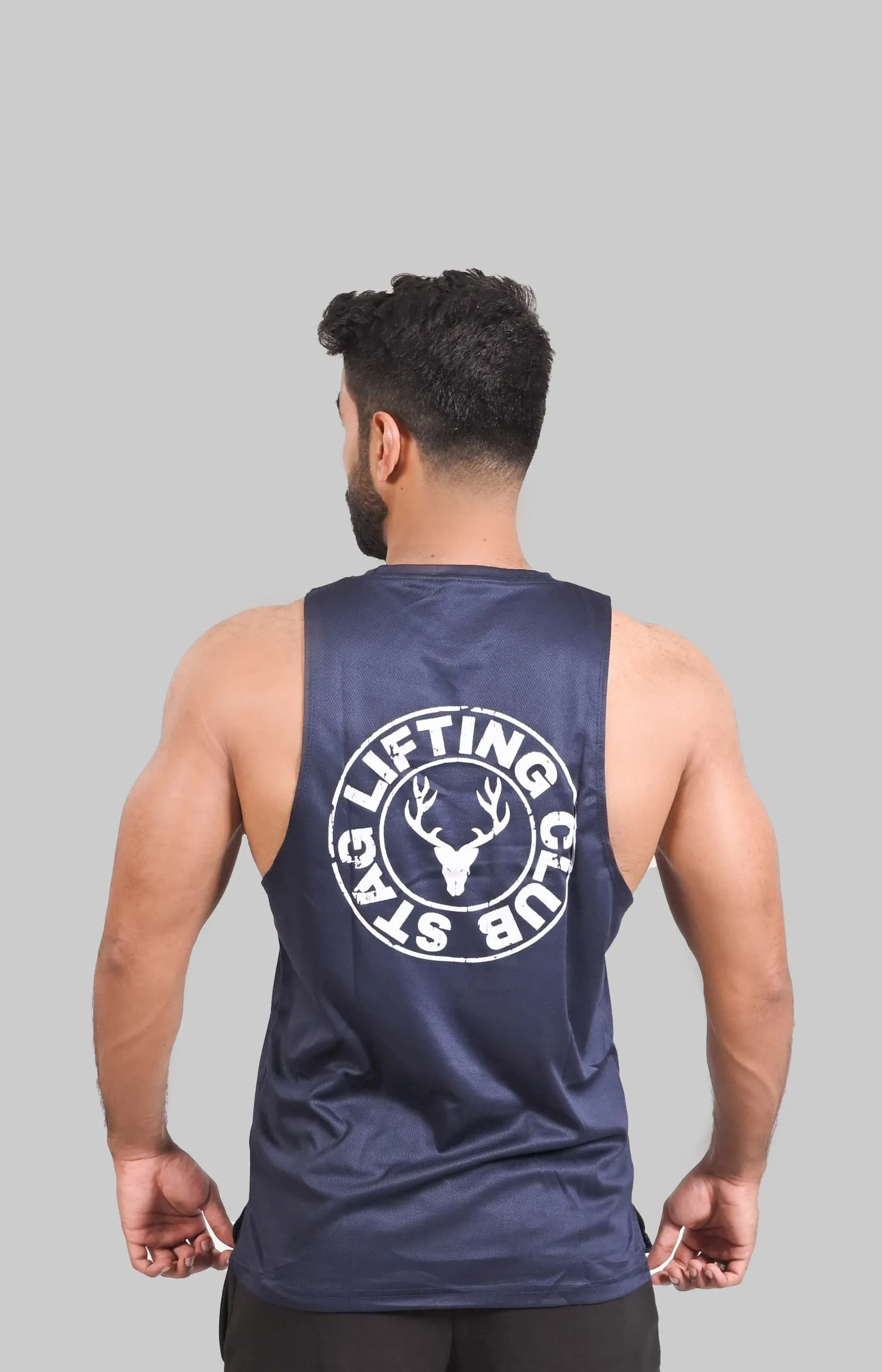 SLC Dri-Fit Drop Arm Tanktop (NAVY BLUE)