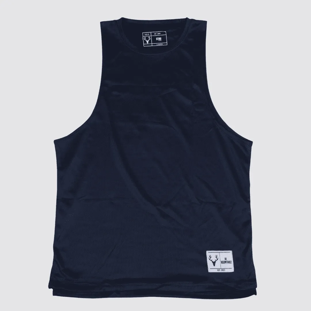 SLC Dri-Fit Drop Arm Tanktop (NAVY BLUE)