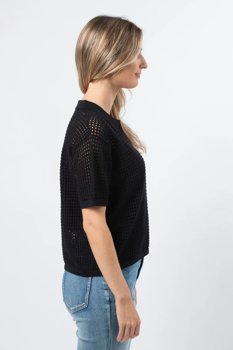 Stella   Gemma - Jonah Knit Top - Black