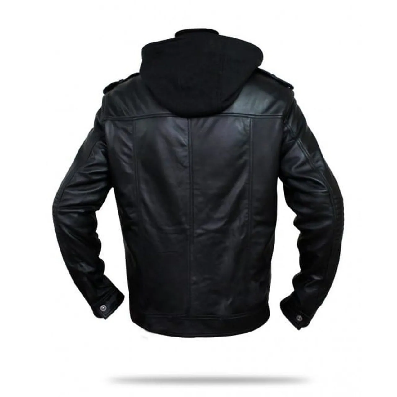 Stylish Black Leather Jacket Men