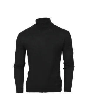 Suslo Turtle Neck Knits - Black