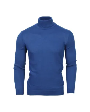 Suslo Turtle Neck Knits - Stone Blue